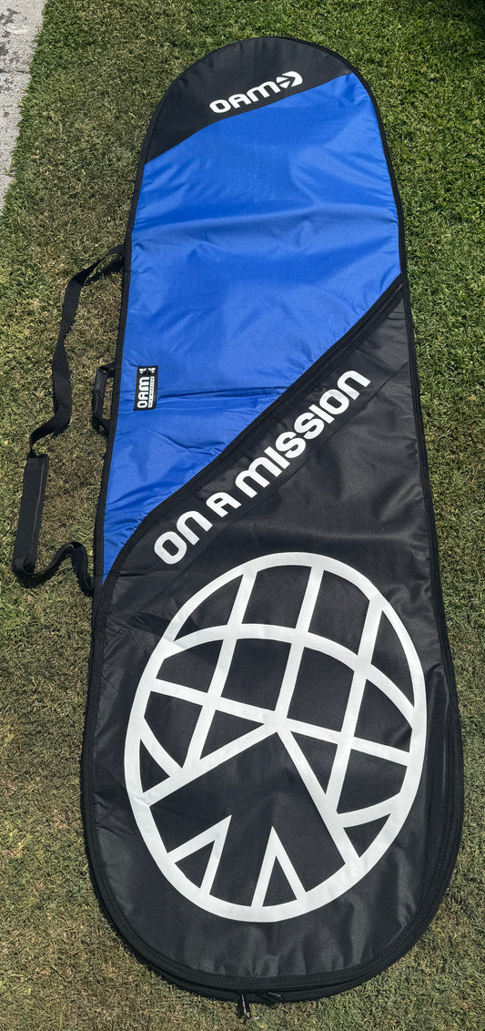 On A Mission Day Mission Board Bag 7'6 Blue Top Mid Length or Gun Cover